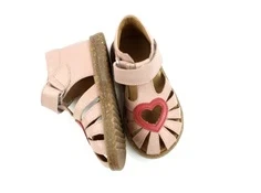 Angulus pale rose/red hjerte sandal